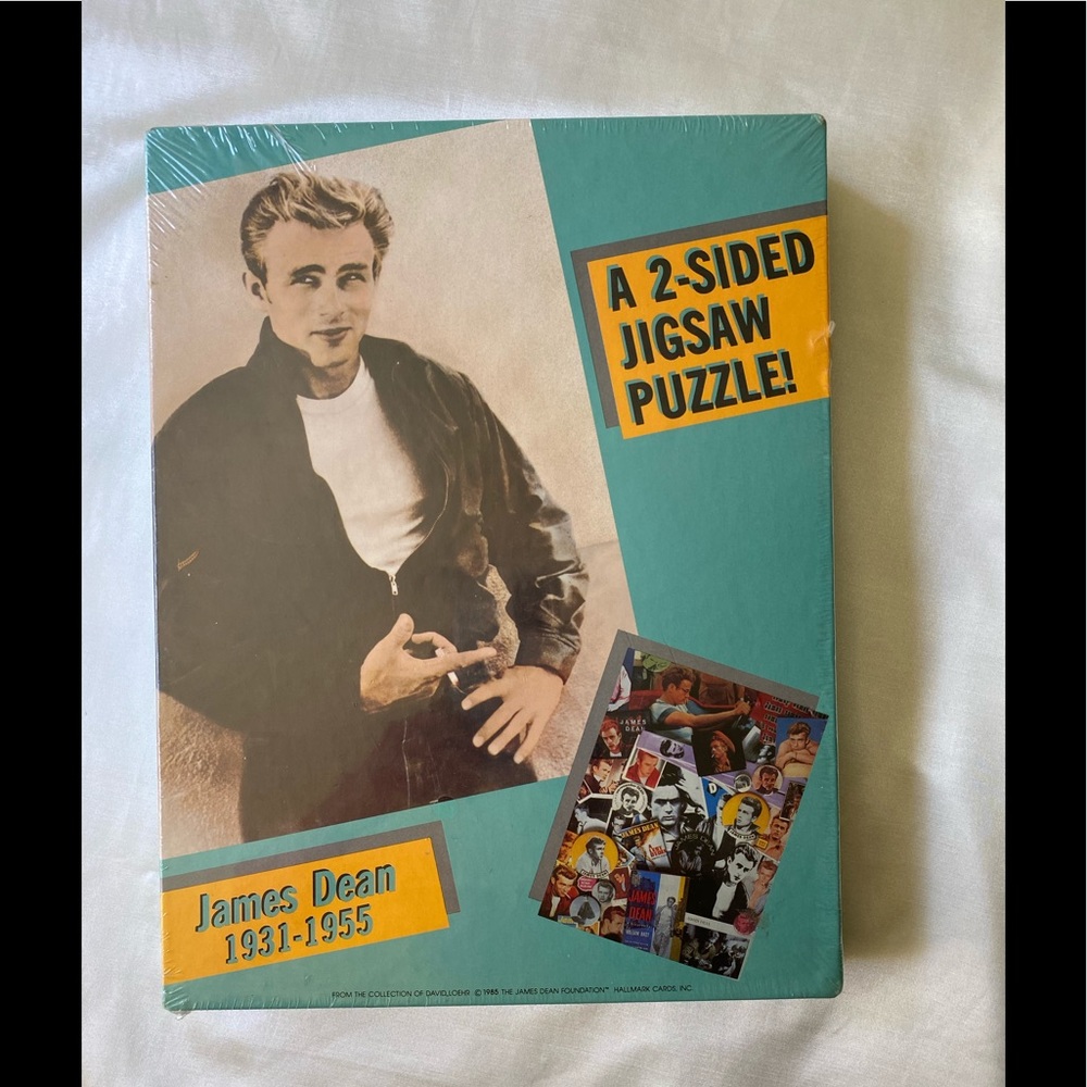NEW Sealed James Dean 2-Sided Jigsaw Puzzle
